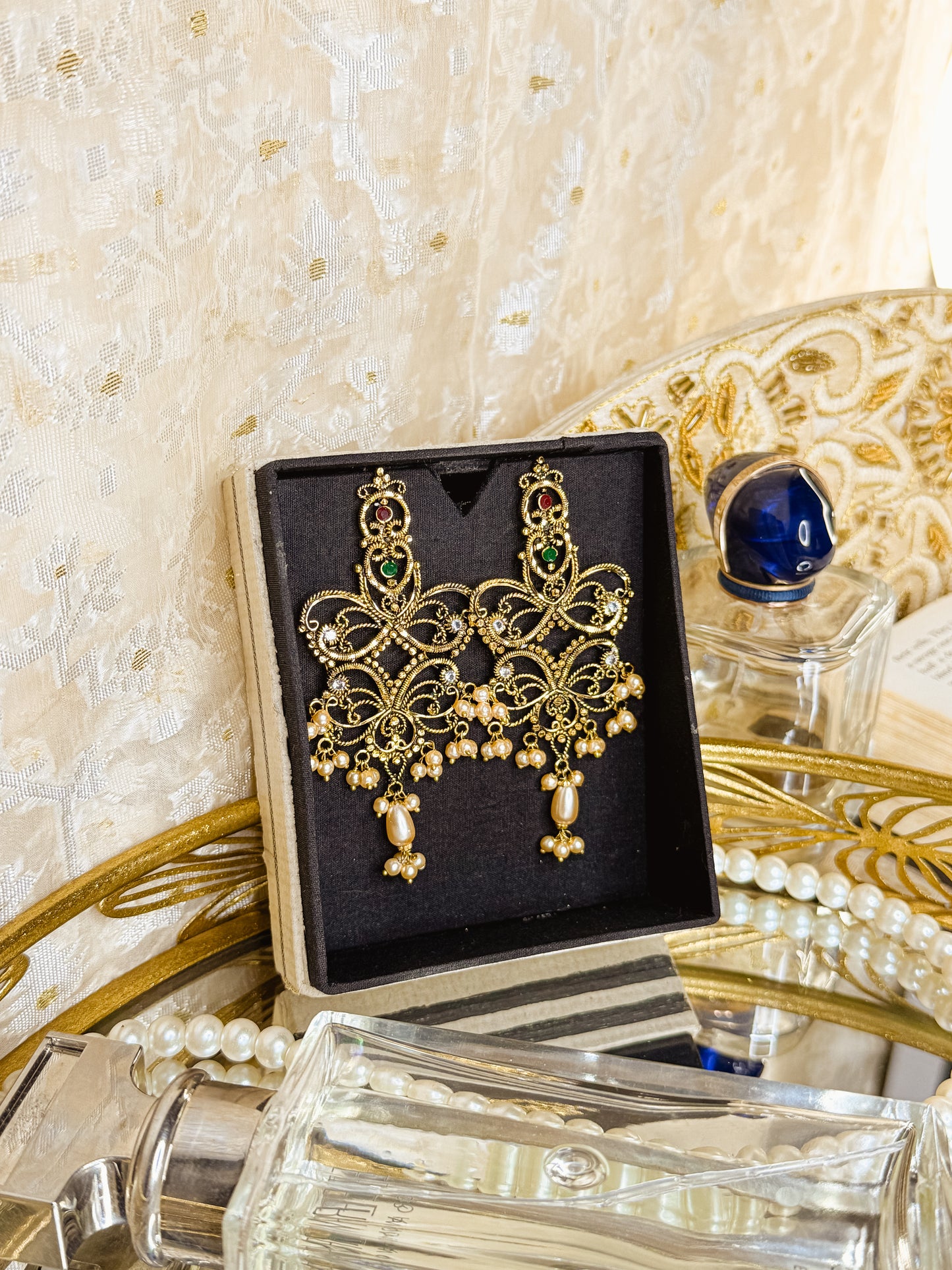 Chironton-Gold Polished Jhumka