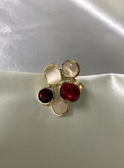 Lily (Adjustable Finger Ring)
