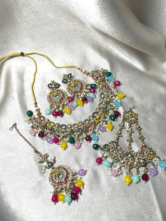 Poncho- Pakistani Oxidize Bridal Set