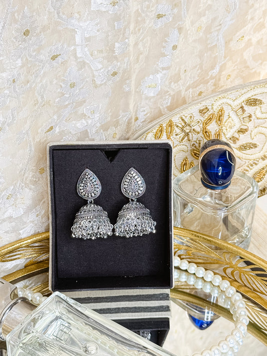 Chayanot-Germen Silver High Quality Jhumka