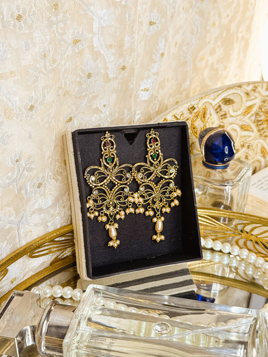 Chironton-Gold Polished Jhumka