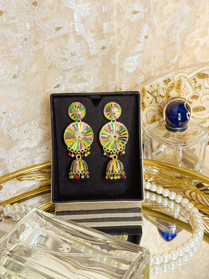 Aamira  - Gold Polished Jhumka