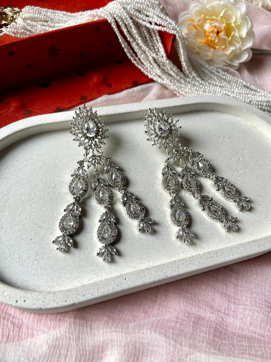 Shiny Diamond Cut Earring